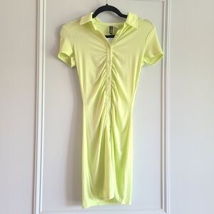 Bodycon collar button up dress